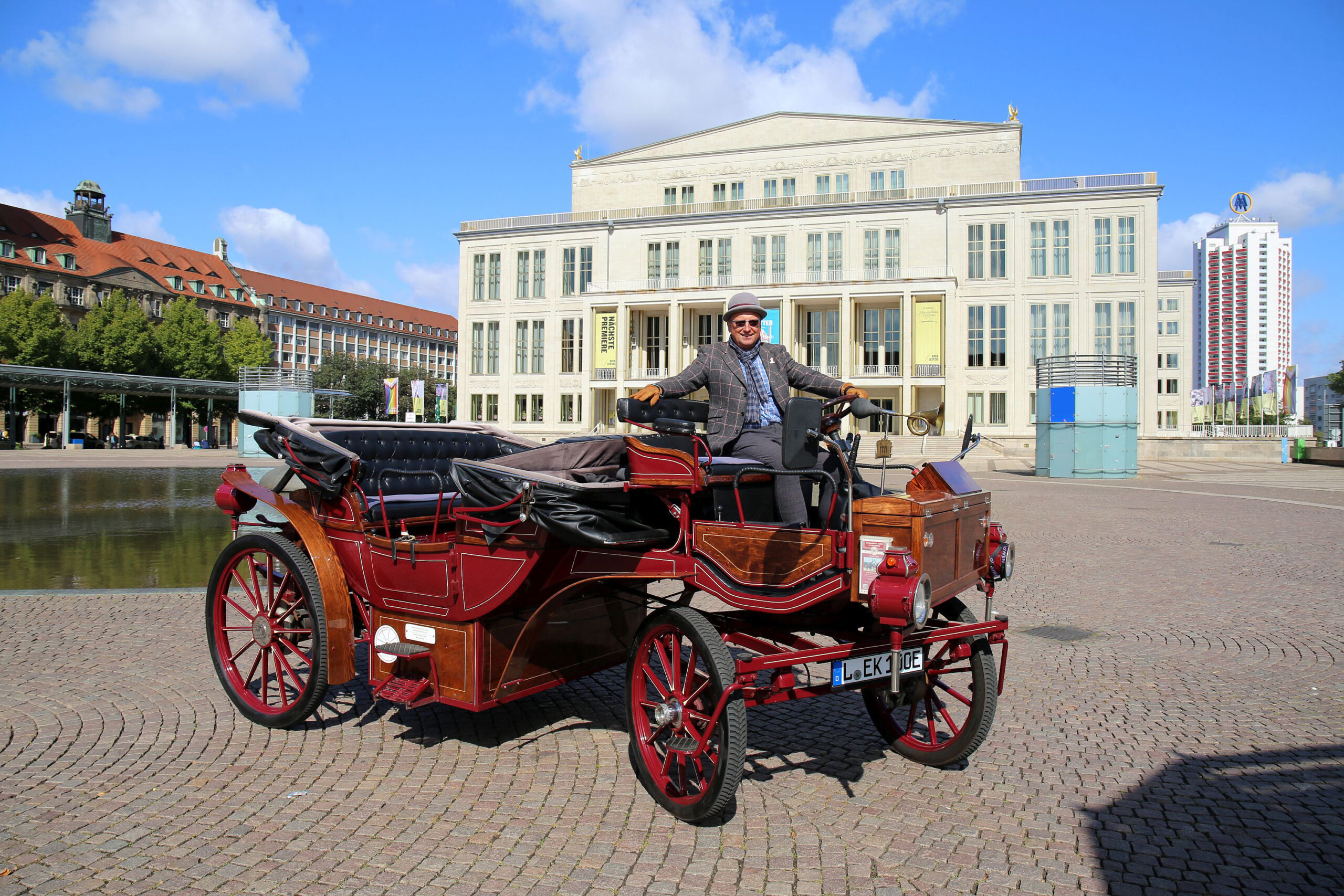 Industriekultur-Route mit der ekutsche Leipzig