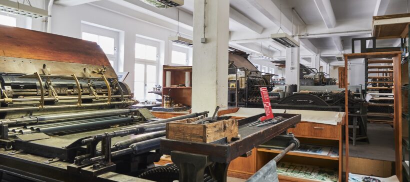 Führung durch den Lichtdruck, Stiftung Werkstattmuseum für Druckkunst